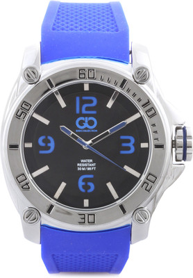 

Gio Collection SU-1597-BKBL Retro Trav Watch - For Men