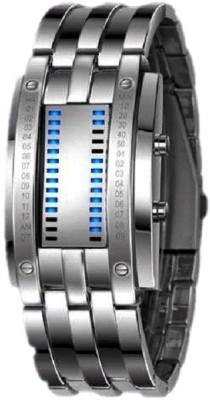 Pappi Boss Designer Fashionable Unique Charming Silver Chain Led Bracelet Watch  - For Men   Watches  (Pappi Boss)