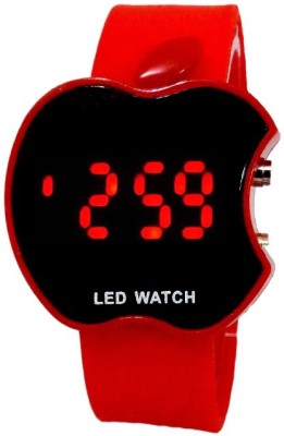 COSMIC APPLE SHAPE LED WITH RED DIGITAL LIGHT- RED STRAP Digital Watch  - For Men   Watches  (COSMIC)