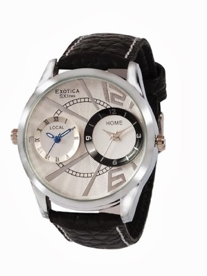 Exotica SXlines EF-80-Dual-White Analog Watch  - For Men   Watches  (Exotica SXlines)
