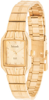 

Telesonic RGD-14 Shubham Gold Tone Watch - For Women