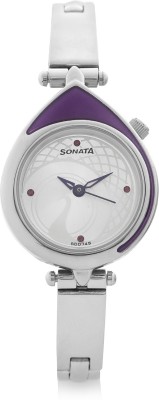 Sonata 8119SM01C Sona Sitara Analog Watch  - For Women   Watches  (Sonata)