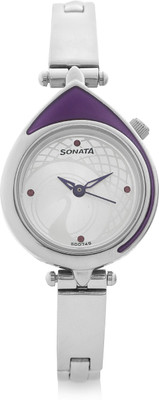 Sonata 8119SM01C Sona Sitara Analog Watch  - For Women   Watches  (Sonata)