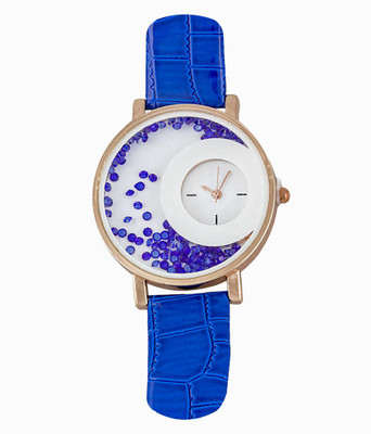 

Srushti Art Jewelry MxRe_BLUE_MovingBeeds Watch - For Women