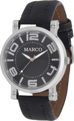 Marco MR-GR046-BLK-BLK Analog Watch  - For Men   Watches  (Marco)