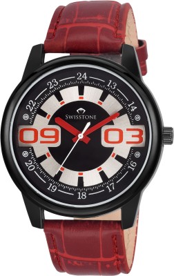 Swisstone FTREK049-BK-RED Analog Watch  - For Men   Watches  (Swisstone)