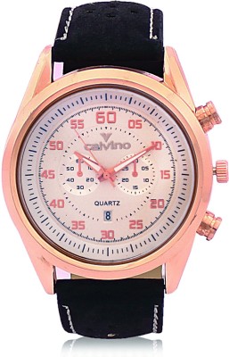 Calvino CGASCHDT-160202-FF-WHT-GOLD Analog Watch  - For Men   Watches  (Calvino)