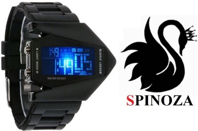 SPINOZA Black Digital multicolor light Digital Watch  - For Boys & Girls   Watches  (SPINOZA)