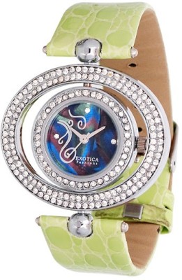 Exotica Fashions EFL-17-Green Dm Series Analog Watch  - For Women   Watches  (Exotica Fashions)