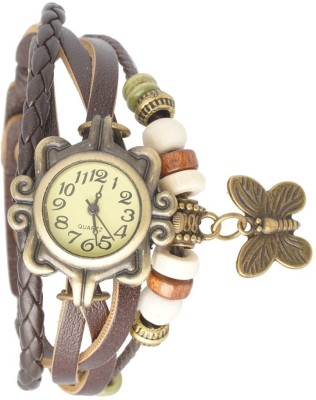 Felizer Round dial and Butterfly charm Analog Watch  - For Women   Watches  (Felizer)