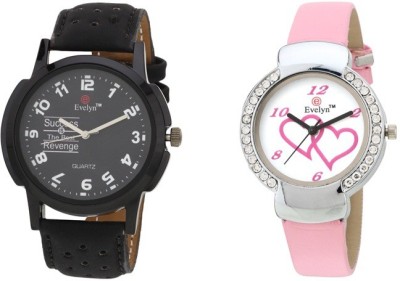 Evelyn EVE-296-307 Analog Watch  - For Couple   Watches  (Evelyn)