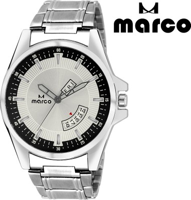 Marco DAY AND DATE 2011-WHT-CH Analog Watch  - For Men   Watches  (Marco)
