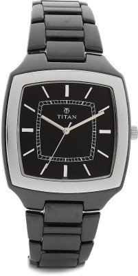 Titan 90016KC01J Ceramic Analog Watch  - For Men   Watches  (Titan)