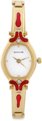 Sonata NG8068YM04 Analog Watch  - For Women   Watches  (Sonata)