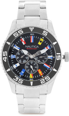 

Nautica NTA14631G Black Dial, Multifunction, Japanese Quartz Watch - For Men