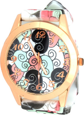 

Zoya 908 Printed Strap Watch - For Women