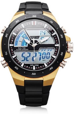 Felizer Golden Analog-Digital Watch  - For Men   Watches  (Felizer)