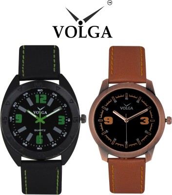 Volga Branded Fancy Look�New Latest Awesome Collection Young Boys Qulity Lather Waterproof Designer belt With Best Offers Super27 Analog Watch  - For Men   Watches  (Volga)