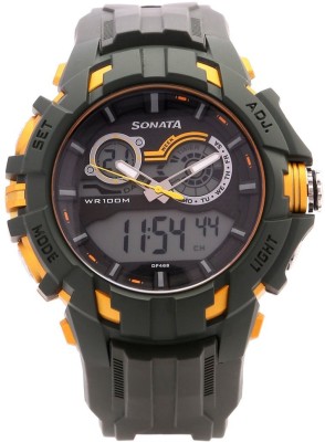 Sonata 77045PP05J Digital Watch  - For Men   Watches  (Sonata)
