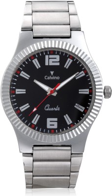 Calvino CGAC-141107_SIL-BLK Analog Watch  - For Men   Watches  (Calvino)
