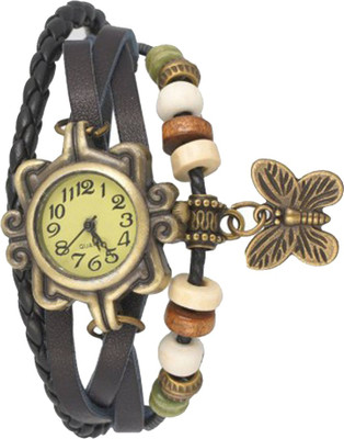 RSN VB-307 Vintage Butterfly Analog Watch - For Girls