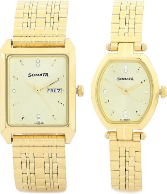 Sonata 70078083YM02 Analog Watch  - For Men & Women   Watches  (Sonata)