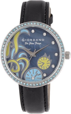 Giordano 2585-04 Blk Analog Watch  - For Women   Watches  (Giordano)