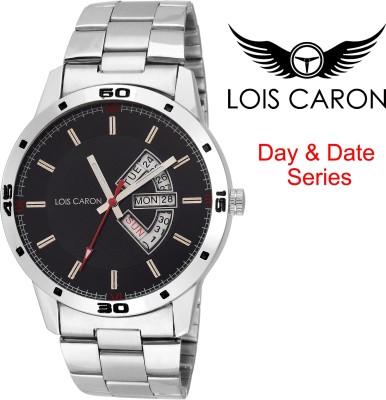 Lois Caron LCS-4114 BLACK DAY & DATE SERIES DAY & DATE FUNCTIONING Watch  - For Men   Watches  (Lois Caron)