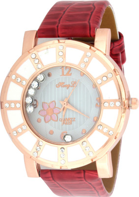 

Zoya ZHZ-7DDFDRD-03 Crocodile Watch - For Women