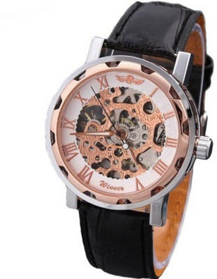 

Addic Super Luxury Without Battery For Life Mechanical Rose Gold Watch - For Men