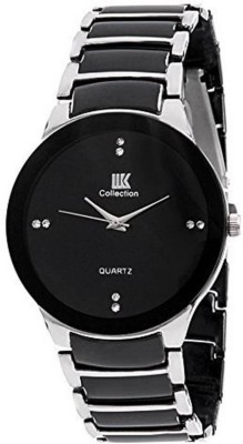 IIK Collection Silver-Black- 03 Analog Watch  - For Men   Watches  (IIK Collection)