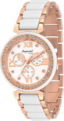 Imperial Club wtw-017 Chrono Look Rose Gold Authentic Design Analog Watch  - For Women   Watches  (Imperial Club)