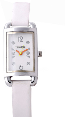 

Telesonic TRCS-01(White) Velocity Diamond Watch - For Women