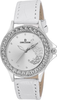 Decode Ladies Crystal Studded-LR018 White Watch  - For Women   Watches  (Decode)
