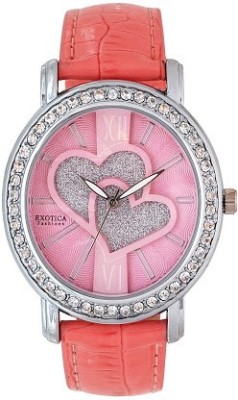 Exotica Fashions New-EFL-70-H-Pink Basic Analog Watch  - For Women   Watches  (Exotica Fashions)