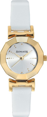 

Sonata 8943YL03 Yuva Gold Watch - For Women