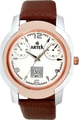 Artek -4014-SILVER-COPPER Analog Watch  - For Men   Watches  (Artek)