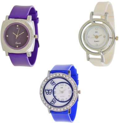 AR Sales AR 6+9+16 Combo Of 3 Analog Watch  - For Women   Watches  (AR Sales)