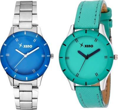 Xeno ZD000225CL Blue Sea Green Combo Women Watch  - For Women   Watches  (Xeno)