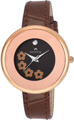 

SWISSTONE SKZ037-BLK-BRW Watch - For Women