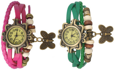 

Jack Klein VNT_PNK_GRN Watch - For Women