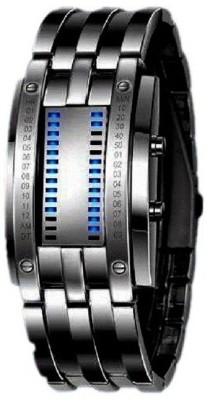Haunt Metallic Black New Fashion Sports Trendy Led Digital Watch  - For Men   Watches  (Haunt)