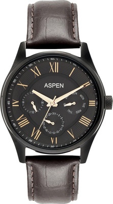 

Aspen AM0095 Ionic Black Plated Watch - For Men