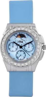 Youth Club Chrono Pattern Analog Watch  - For Women   Watches  (Youth Club)