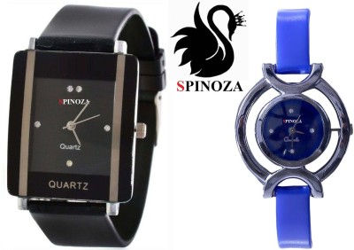 SPINOZA glory black blue pack of 2 beautiful watches for girls Watch  - For Women   Watches  (SPINOZA)