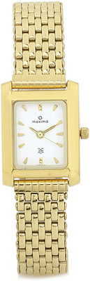 

Maxima 29004CMLY Gold Watch - For Women