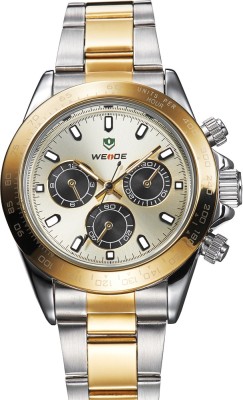 Weide AJ-WH3309G-1C Original Japan Module-Analog Analog Watch  - For Men   Watches  (Weide)