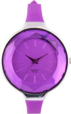 3wish Purple Crystal Glass Dial Watch  - For Women   Watches  (3wish)