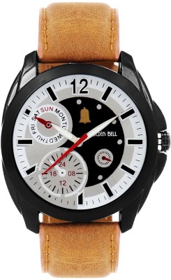 Golden Bell GB-675BlkDBrnStrap Analog Watch  - For Men   Watches  (Golden Bell)