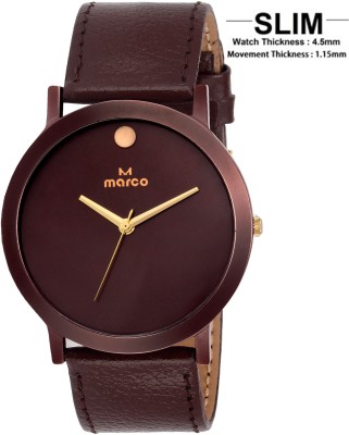 Marco SLIM 003 ALL BROWN Analog Watch  - For Men   Watches  (Marco)
